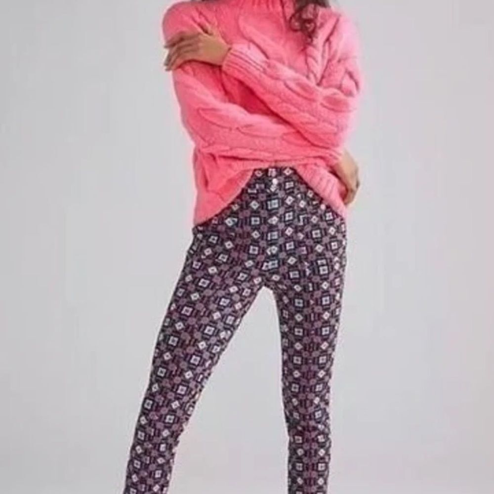 Mauve by Anthropology Print Women's Pants - Picture 2 of 7